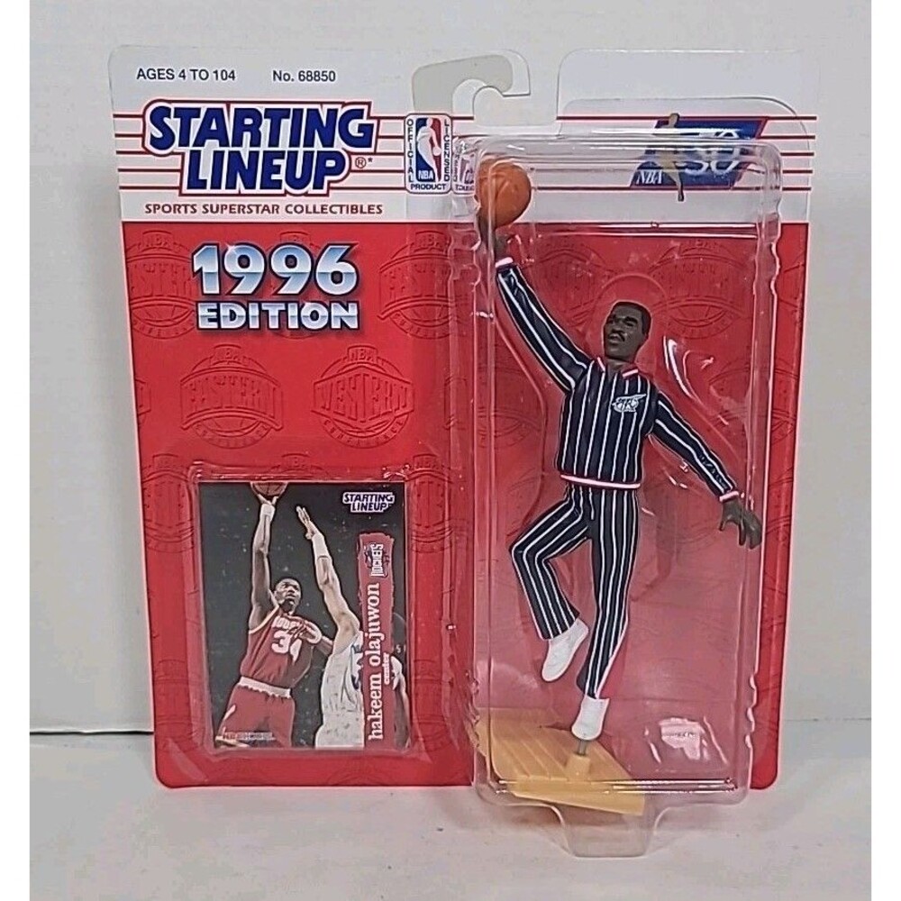 Vintage 1996 NBA Starting Lineup "Hakeem Olajuwan" w/ the "Houston Rockets"